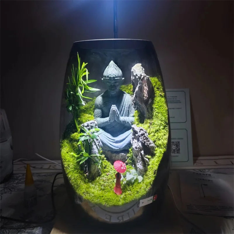 Modern Micro Scene Landscape Glass Vase - Image 1