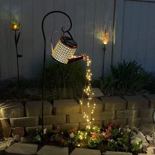 Garden Watering Solar-Powered Can Patio Light - Image 0