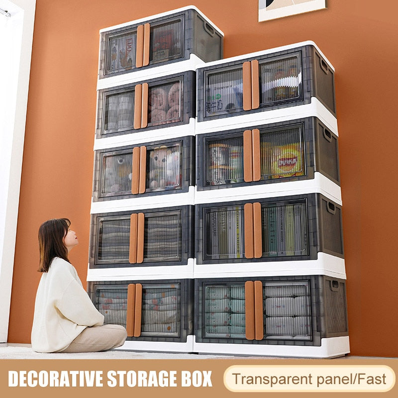 Space saving Transparent Folding Storage Box - Image 1