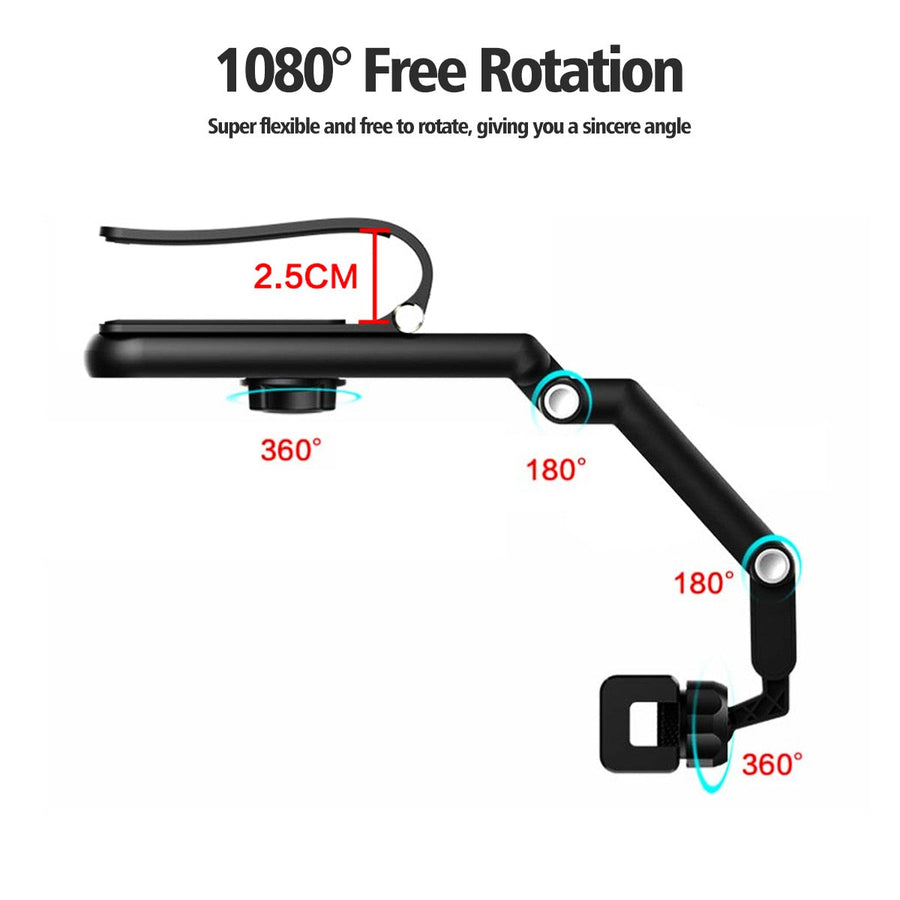 Sun Visor Car Rotating Phone Holder Clip - Image 8