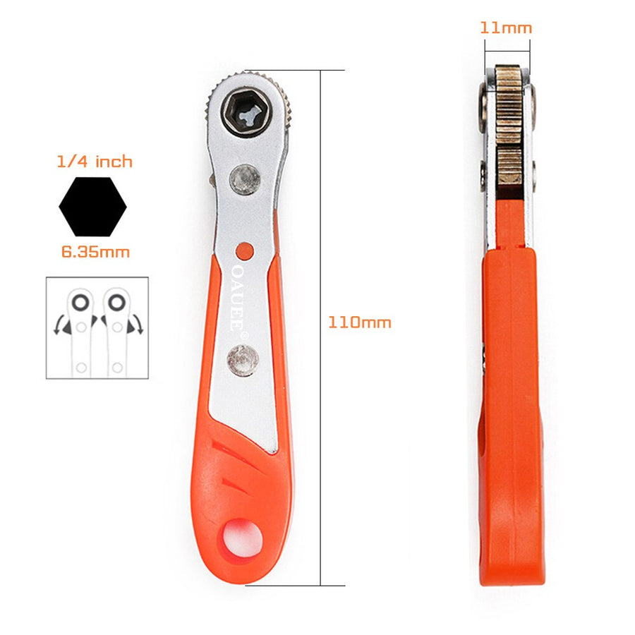 Mini Quick Hexagon Ratchet Wrench Tool - Image 3