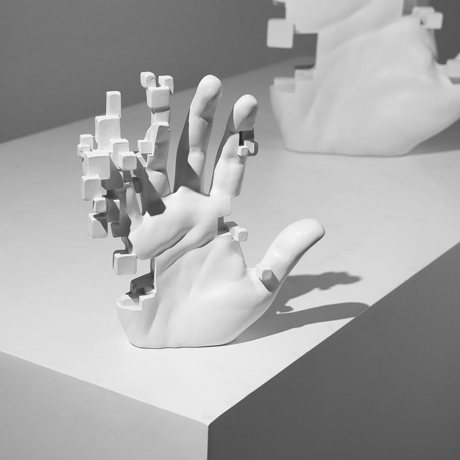 Modern Artful Touches Hand Statue Decor - Image 3