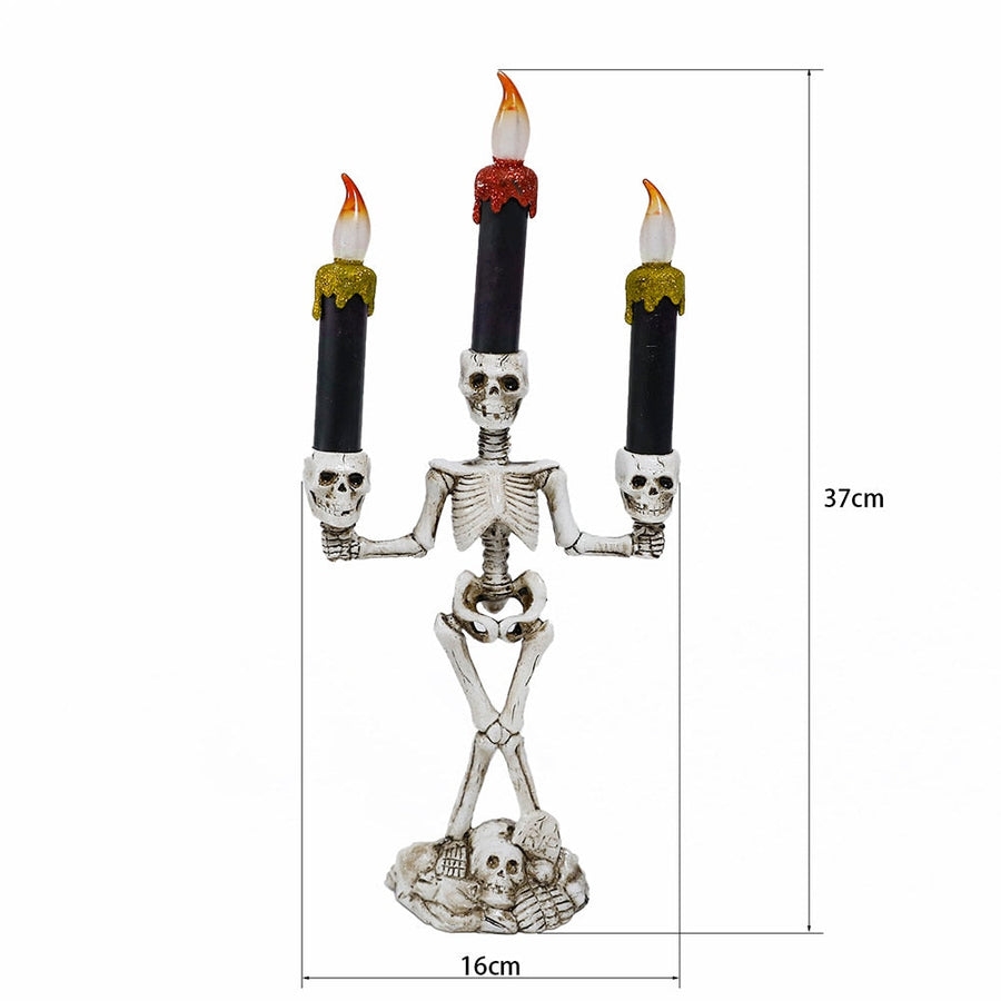 Scary Skeleton Halloween Candle Lights - Image 5