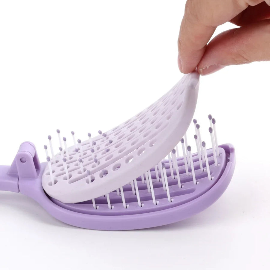 Volume Up Self-Cleaning Detangling Hair Brush