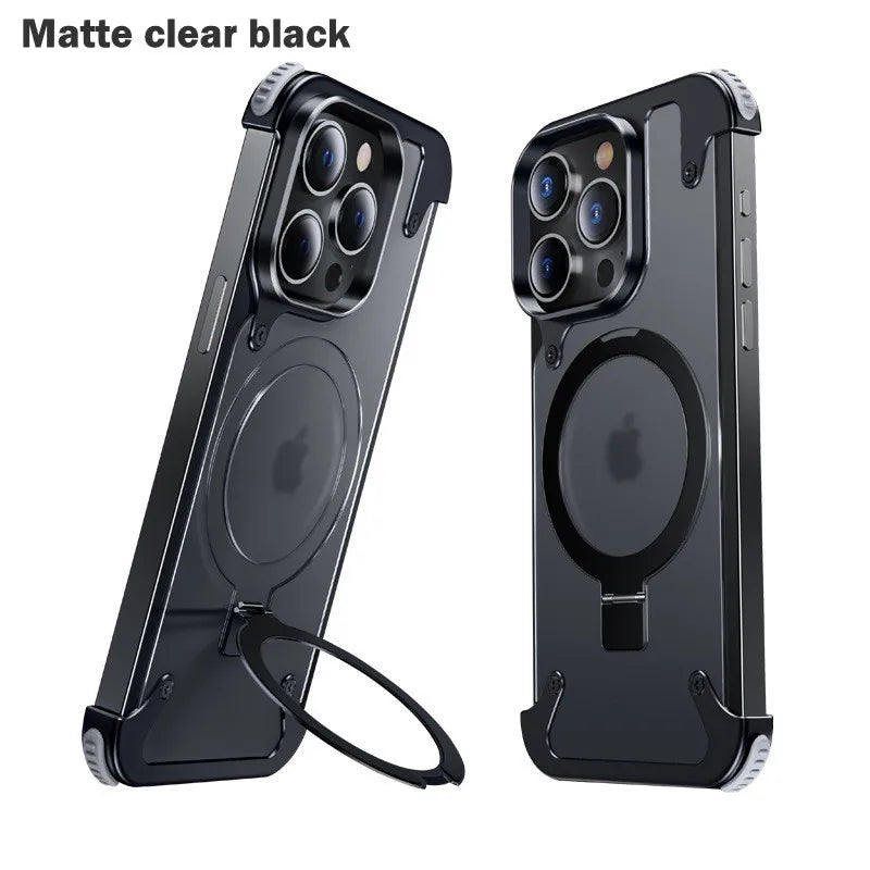 Magnetic Shockproof Metal Bumper Magsafe iPhone Case - Image 4