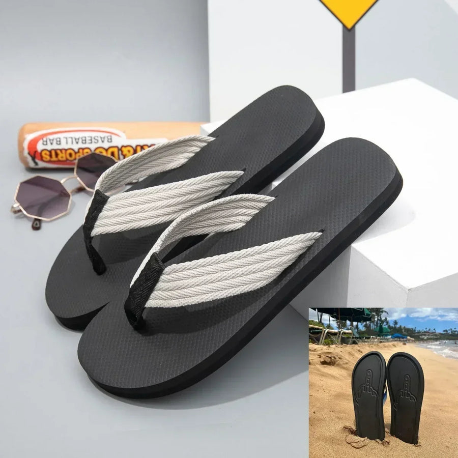Buzz Off Middle Finger Beach Slippers