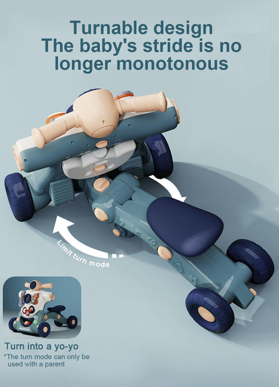 3in1 Anti-Rollover Baby Learning Walker Trolley - Image 7