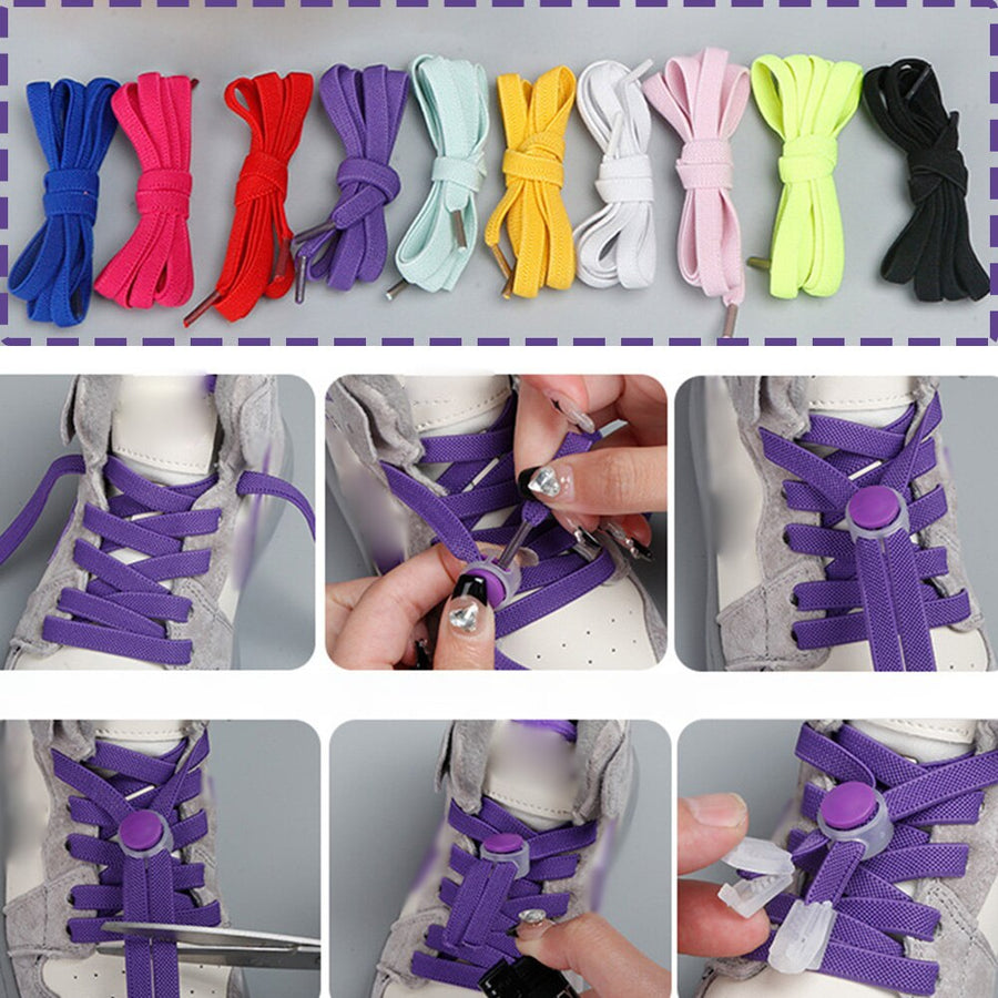 No Tie Shoe Laces Lock Button - Image 3