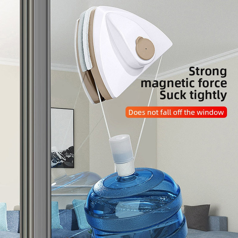 Automatic Water Discharge Magnetic Window Cleaner Gadget - Image 5