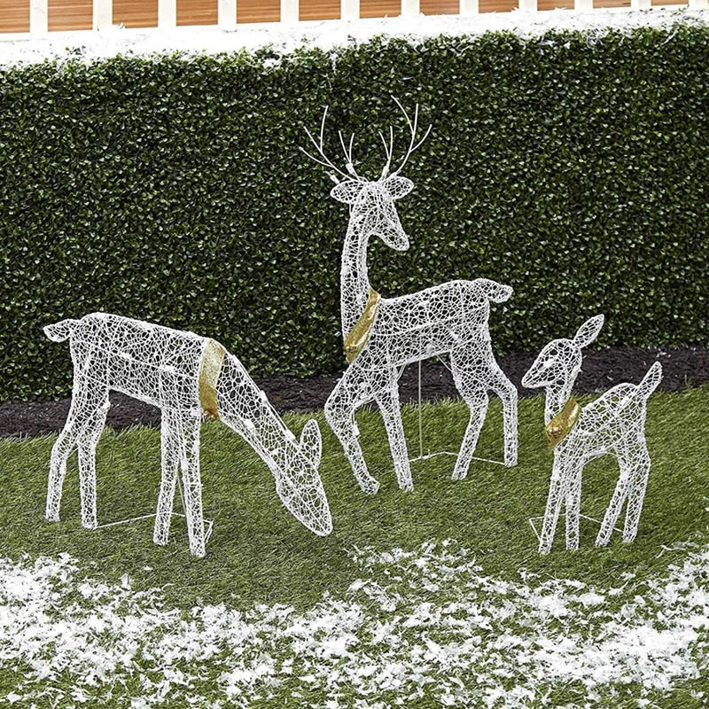 Glowing Reindeer Light Garden Decoration - Image 1