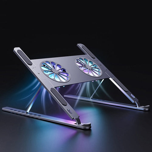 Foldable Aluminum Laptop Cooling Holder - Image 0