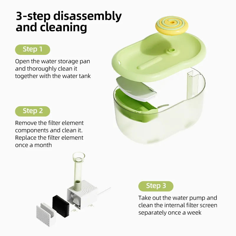 Silent High-Capacity Pet Water Dispenser - Image 3