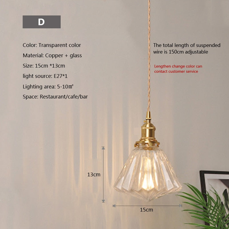 Nordic Brilliance Transparent Glass Pendant Lamp - Image 22
