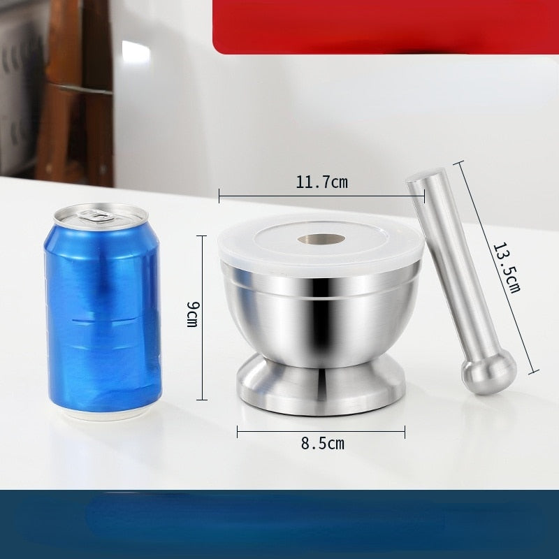 Stainless Steel Effortless Garlic Grinding Bowl - Image 2
