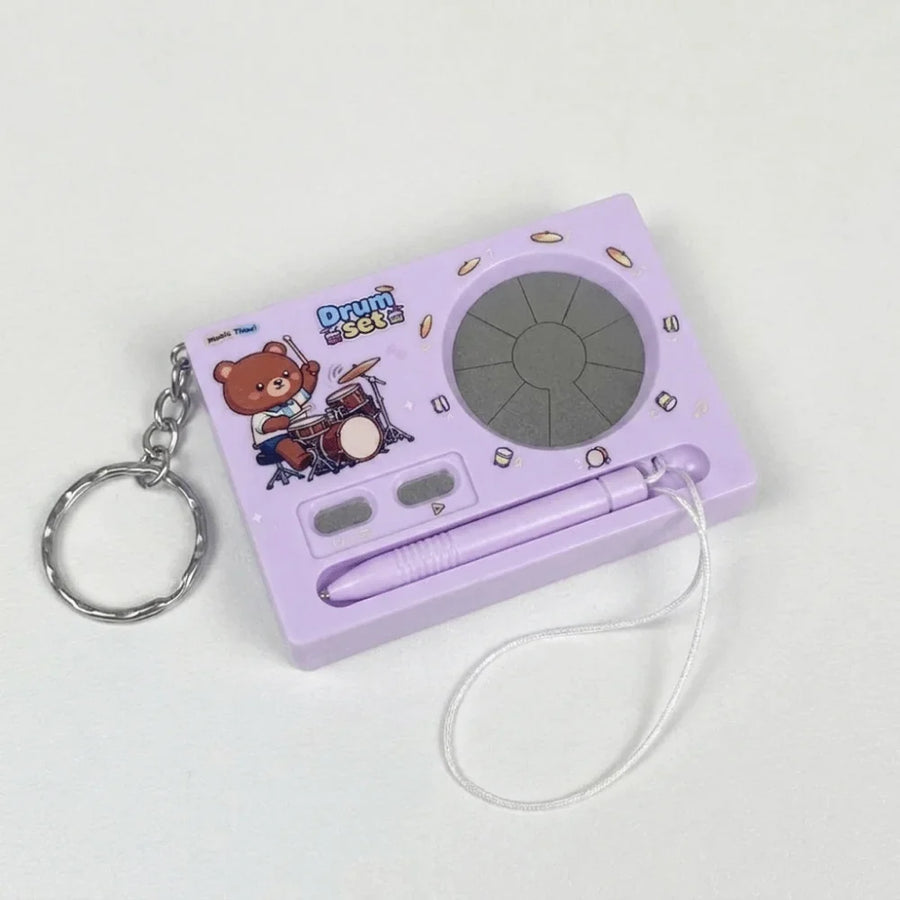 Mini Mixtape Music Player Keychain
