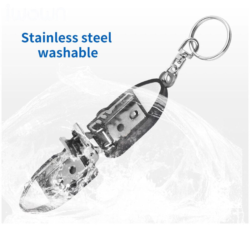 Stainless Steel Nail Clipper Keychain - Image 6