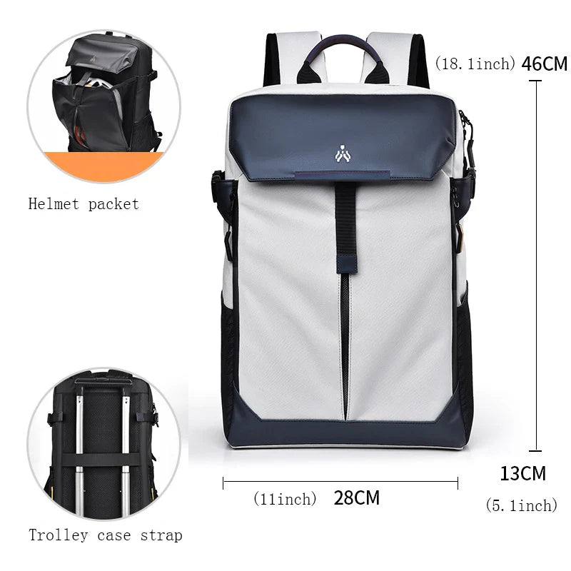 Multi-Compartment Urban Life Travel Backpack - Image 9