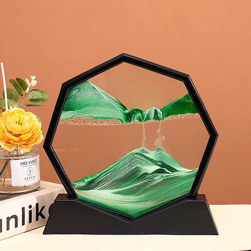 Deep Sea Flowing Hexagon Sand Decor - Image 1