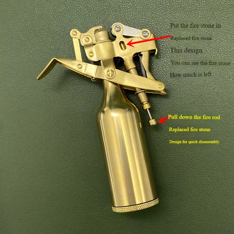 Antique Mechanical Handcrafted Kerosene Lighter - Image 7