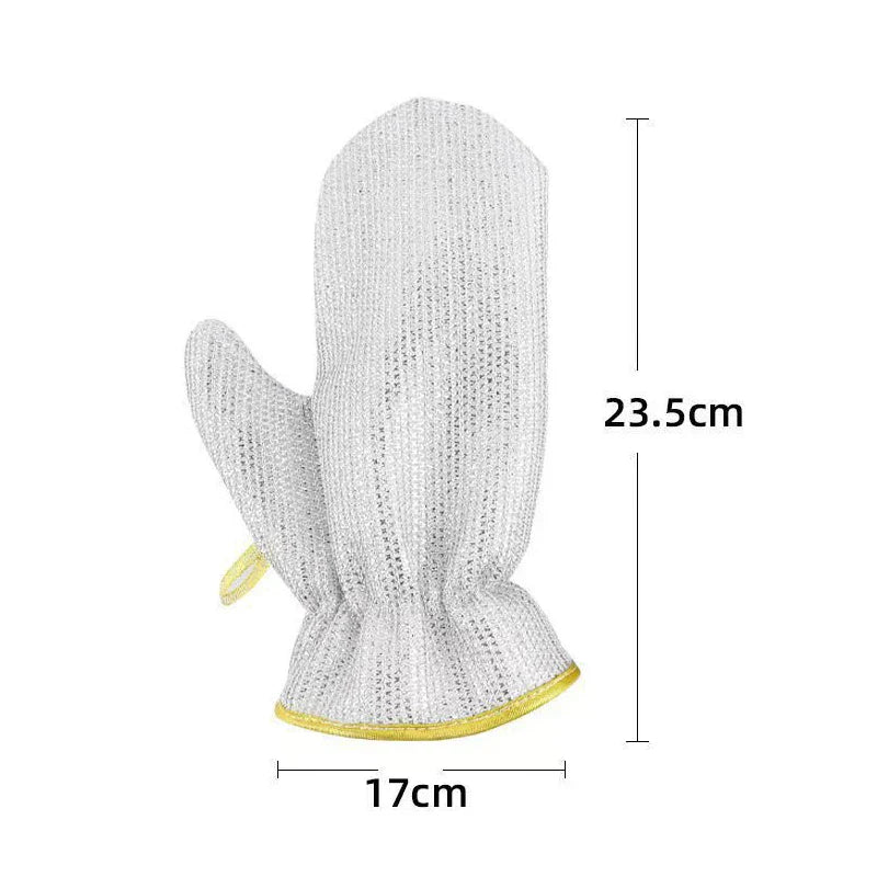 Heavy Duty Steel Wire Dishwashing Cleaning Gloves - Image 6
