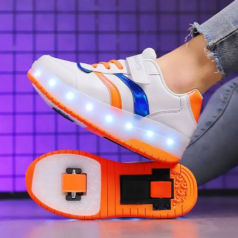 2-Wheel Ultra Roller Skate Shoes - Image 1