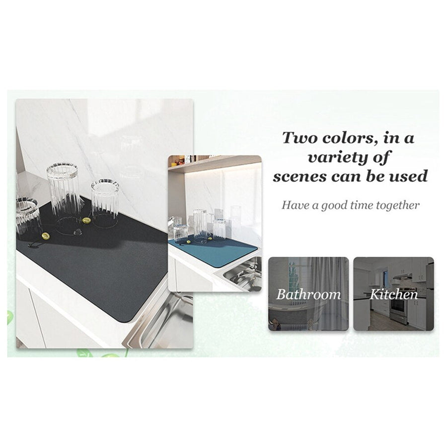 Large Water Absorbent Kitchen Draining Pad - Image 8