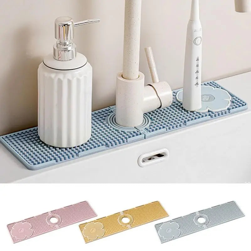 Anti-Splash Faucet Double-Sided Countertop Protection Mat - Image 1