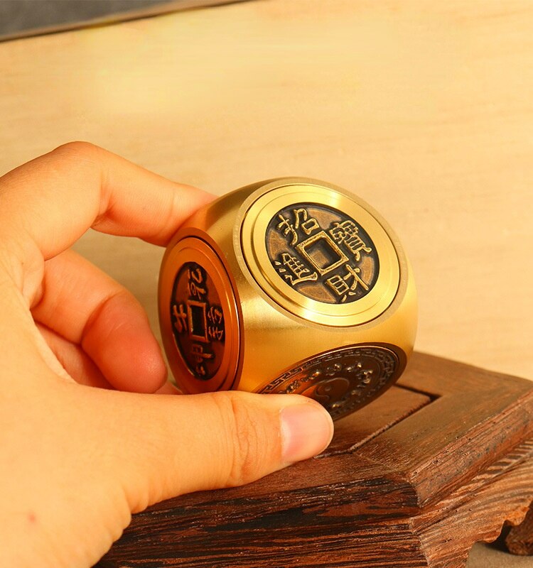 Six-Sided Magic Dice Fidget Spinner - Image 1