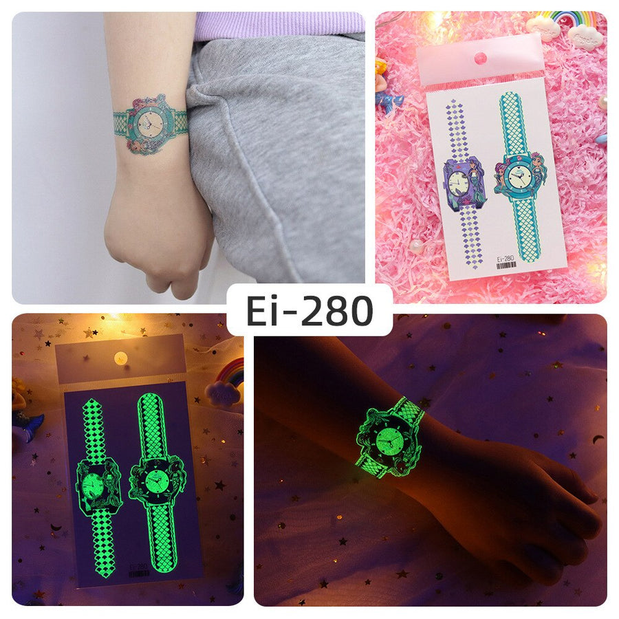 Luminous Temporary Tattoo Watch Sticker - Image 9