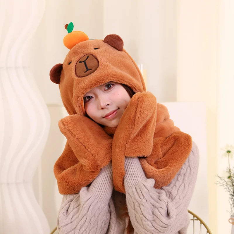 Cute Plush Cartoon Animals Soft Warm Gloves - Image 10
