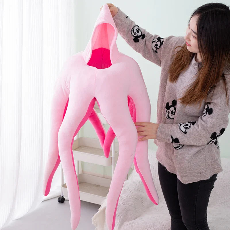 Giant Octopus Soft Tentacle Wearable Plush Toy - Image 1