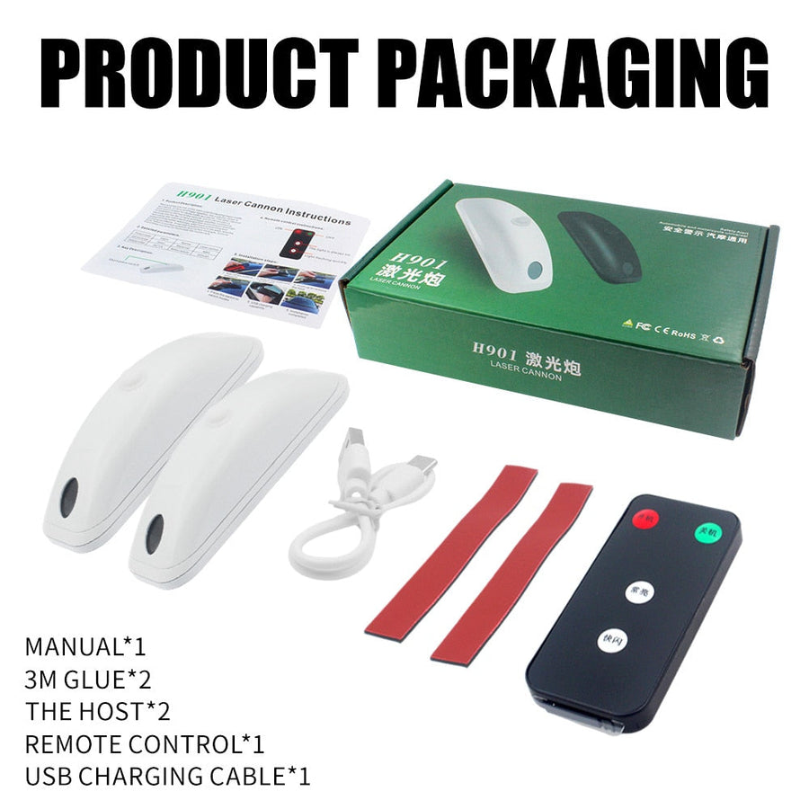 Road Laser Remote Control Car Alert Lighting System - Image 7