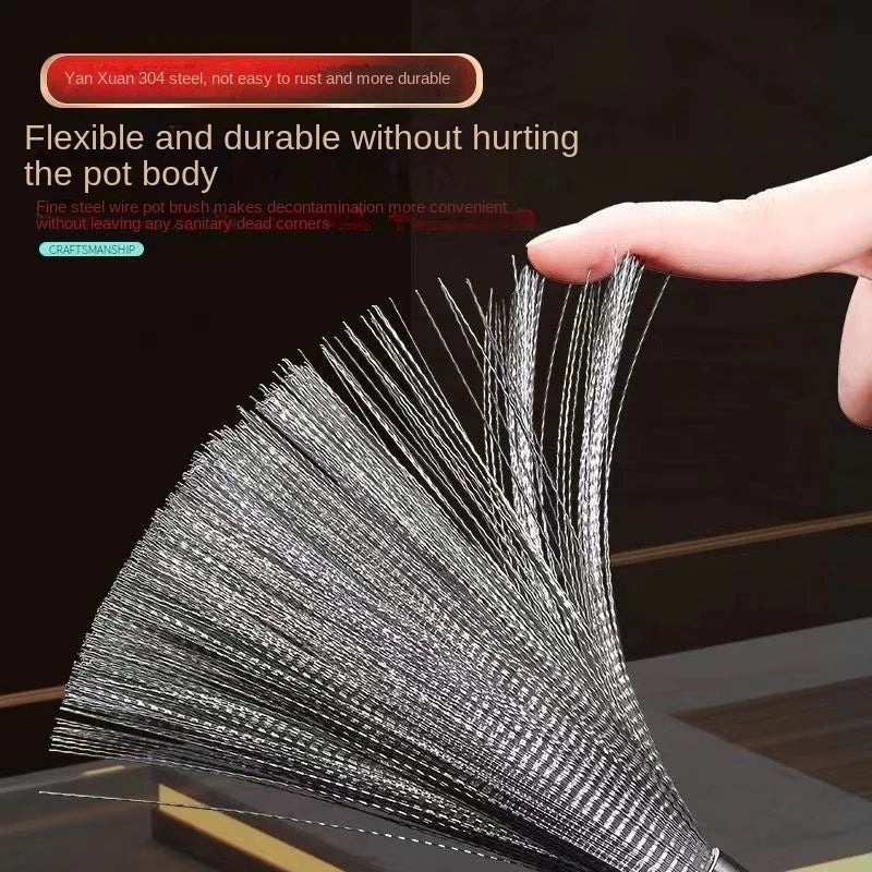 Long Handle Nano Pot Cleaning Brush - Image 4