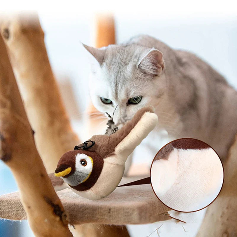 Catch Me Bird Interactive Cat Toy - Image 1
