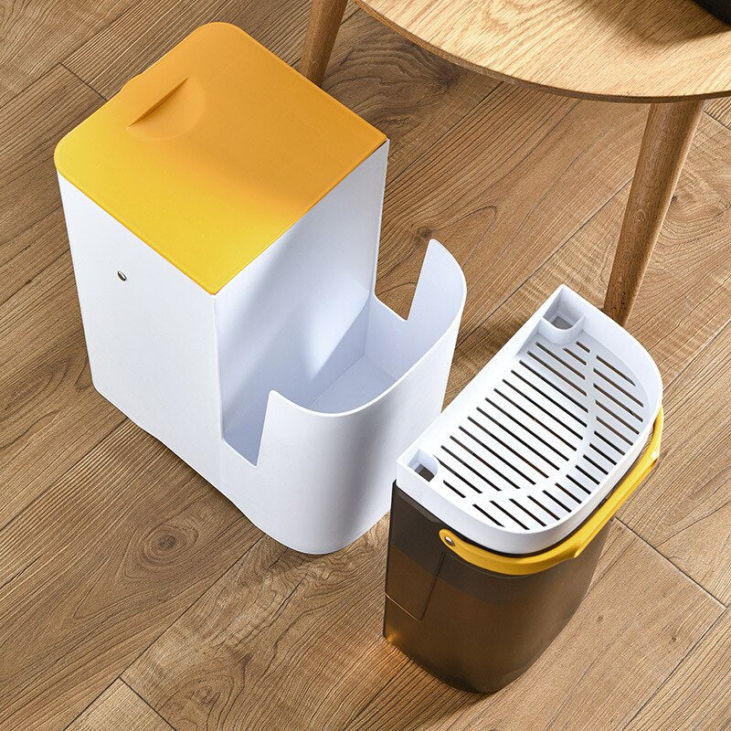 2in1 Dry & Wet Storage Easy Trash Can - Image 3