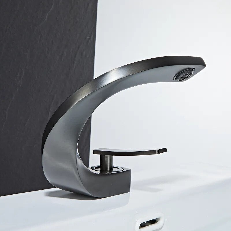 Nordic Arch Artistic Deck Mounted Faucet - Image 4