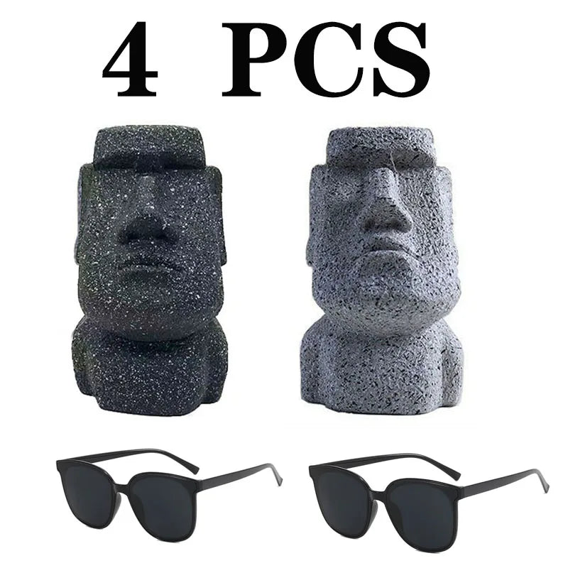 Stone Face Eyeglass Holder Stand - Image 6