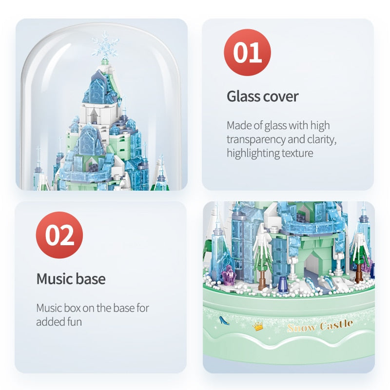 Royal Architecture Cartoon Castle Music Box - Image 5