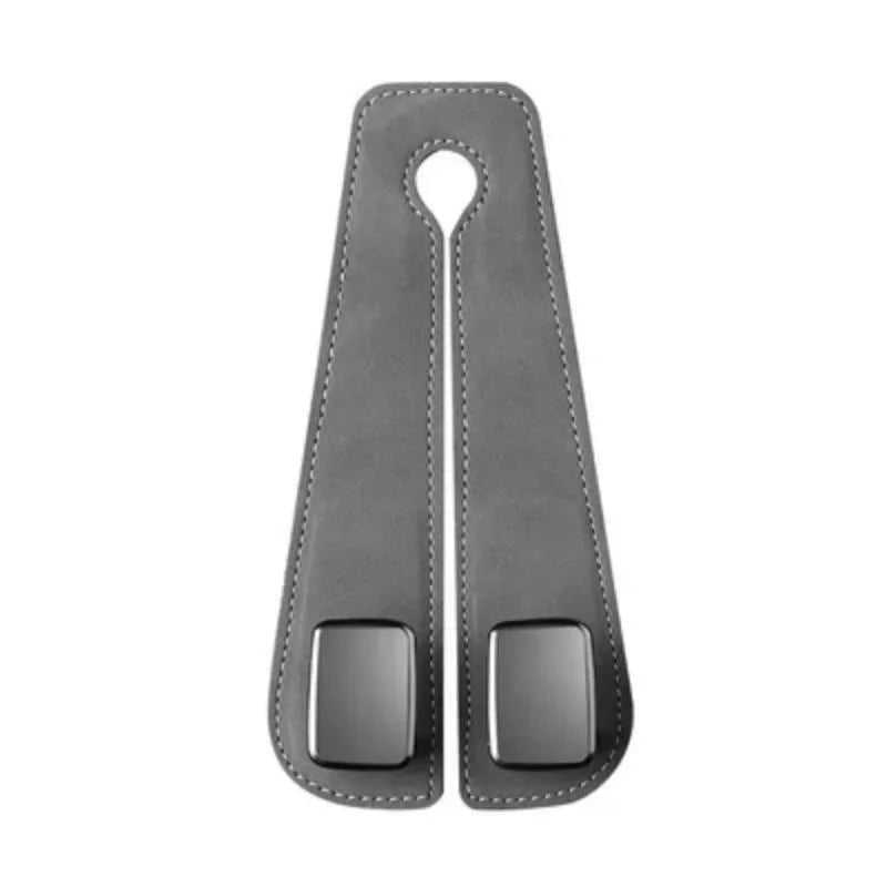 Double Hook Car Back Seat Organizer Leather Hooks - Image 7