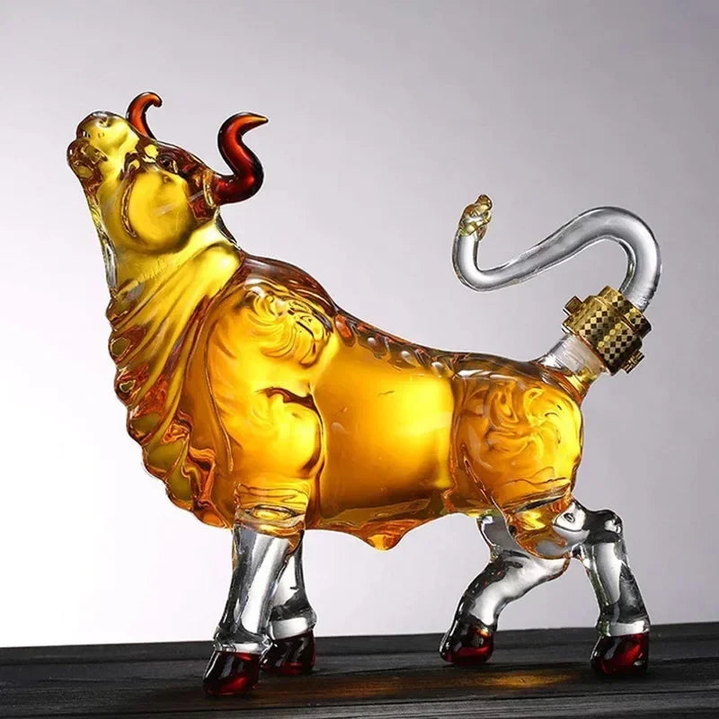 Artistic Bull Glass Decanter - Image 0