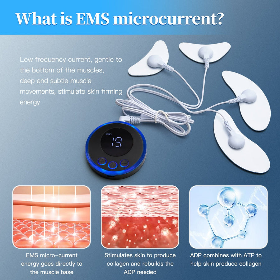 Anti-Wrinkle Tightening EMS Facial Massager - Image 1