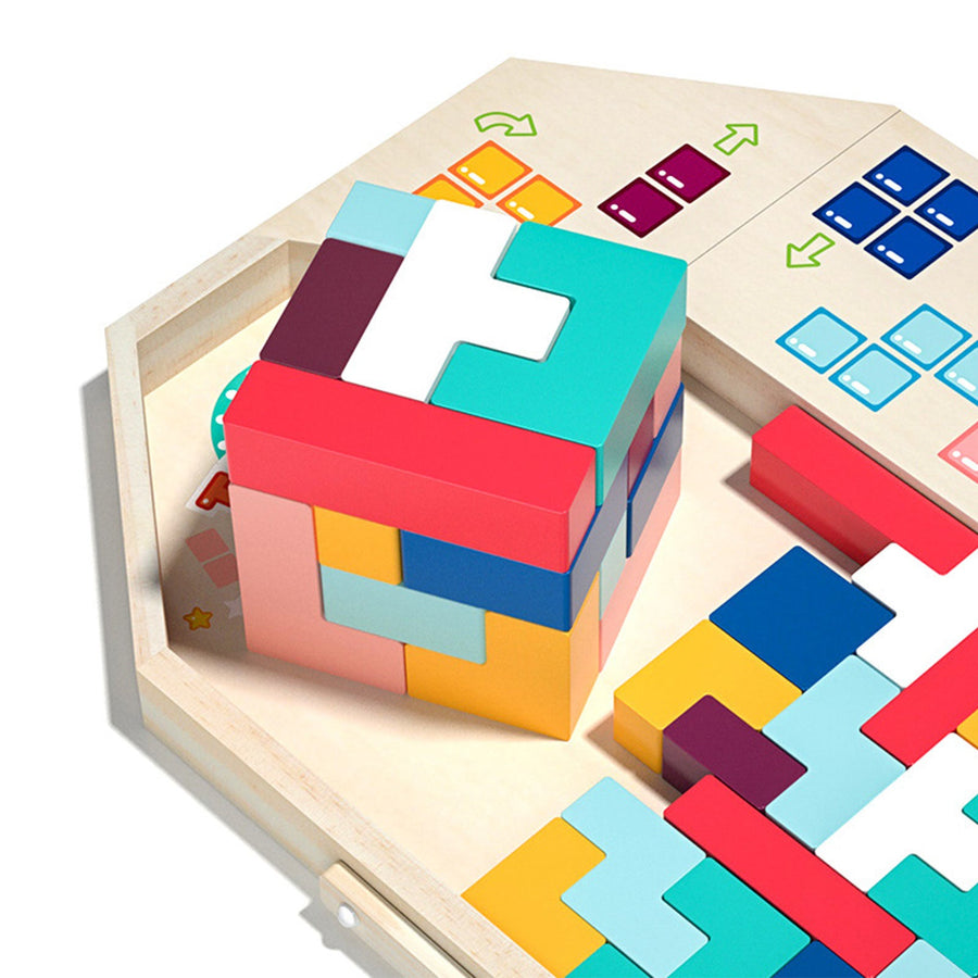 3D Wooden Creative Educational Puzzle - Image 1