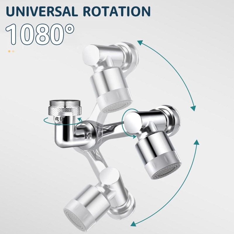 Full Rotating Universal Faucet Tap Extender - Image 1
