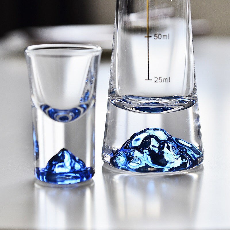 Japan Style Lead-Free Mountain Glass Set - Image 2