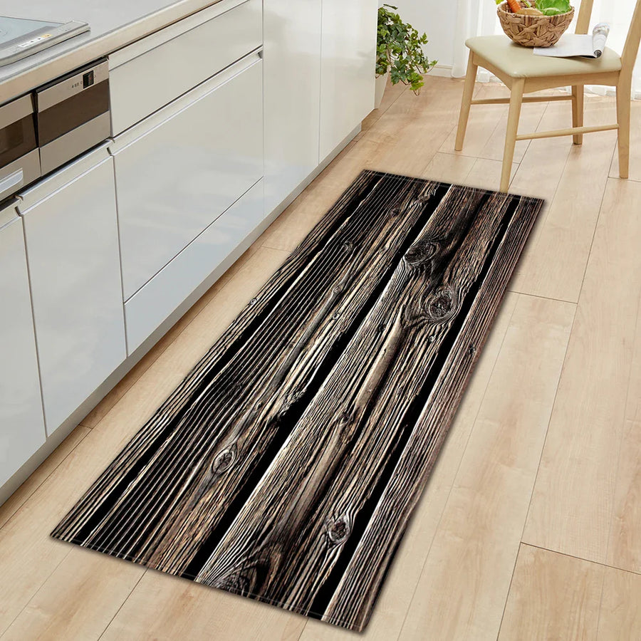 Vintage Wood Look Non-slip Cute Rugs - Image 16