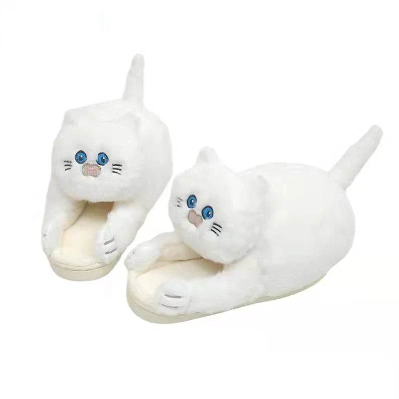 Cuddle Cat Plush Slippers