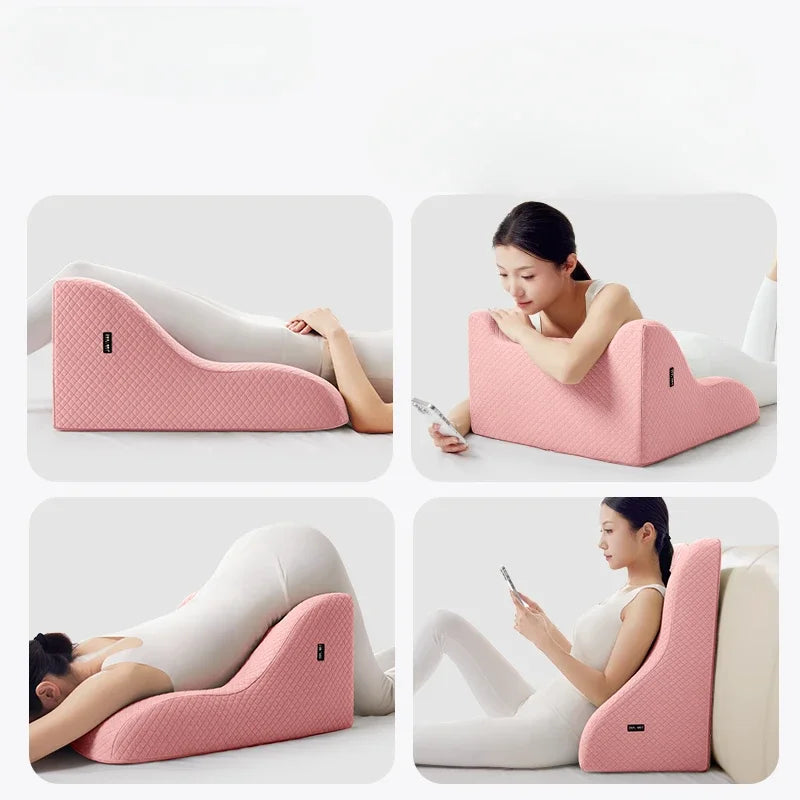 Multi-Angle Spine Support Memory Foam Ergonomic Pillow - Image 4