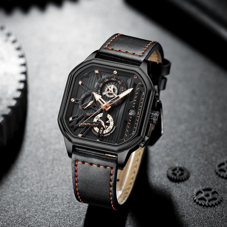 Wavefront Timely Square Waterproof Watch - Image 1