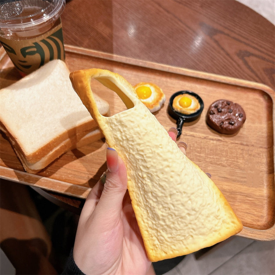 3D Yummy Toast Armor Phone Case - Image 3