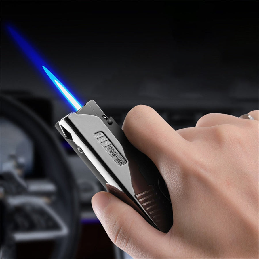 Windproof Gun Shape Jet Spark Flame Lighter - Image 6